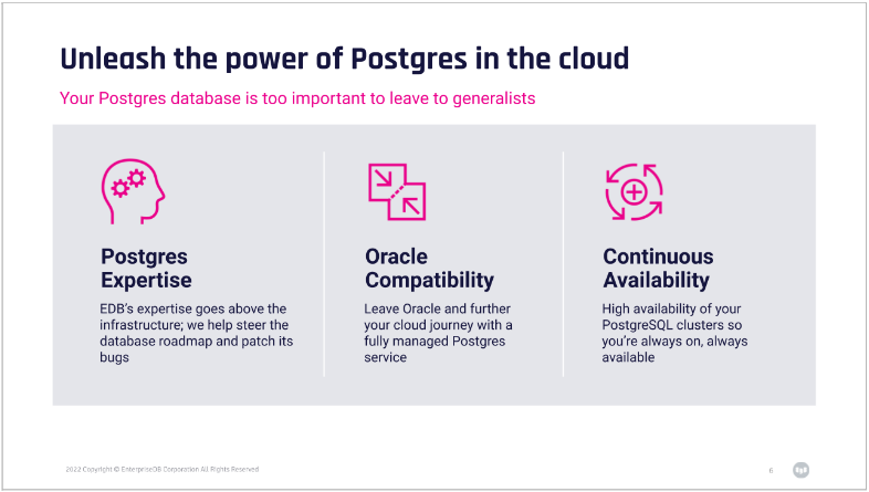 unleash the power of postgres in the cloud