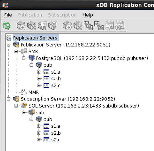 EDB Docs - EDB Replication Server v7 - Replication Server system examples