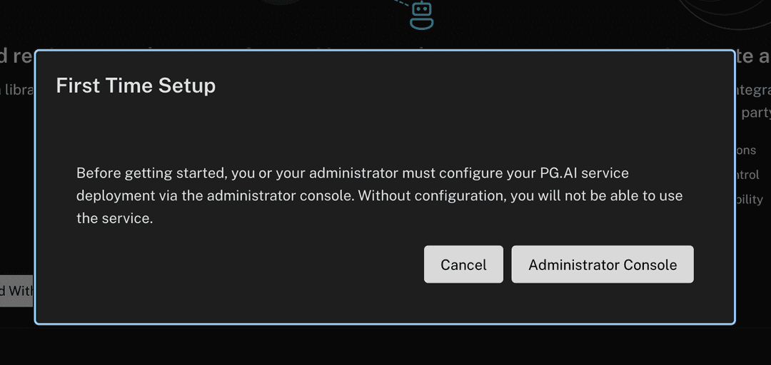 GenAI UI Configuration