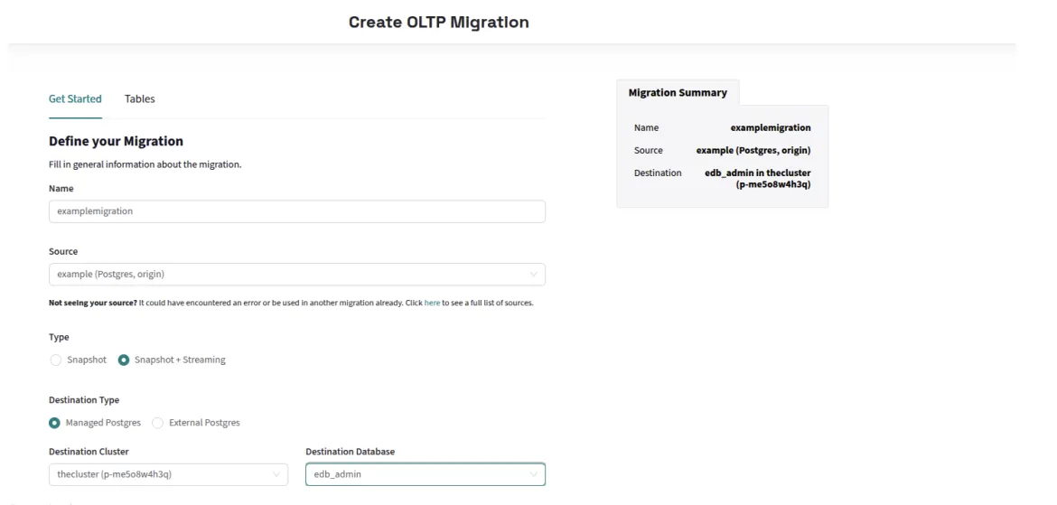 Define Migration