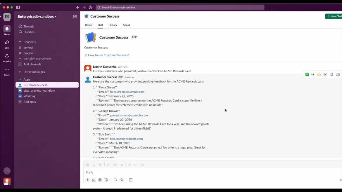 slack integration