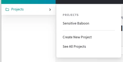 Select your project
