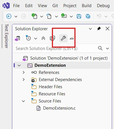 Project properties