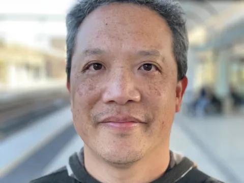 Mark Wong in Sydney, not that you see all that much of the city. But  just so that you recognize him were you to run into him. 