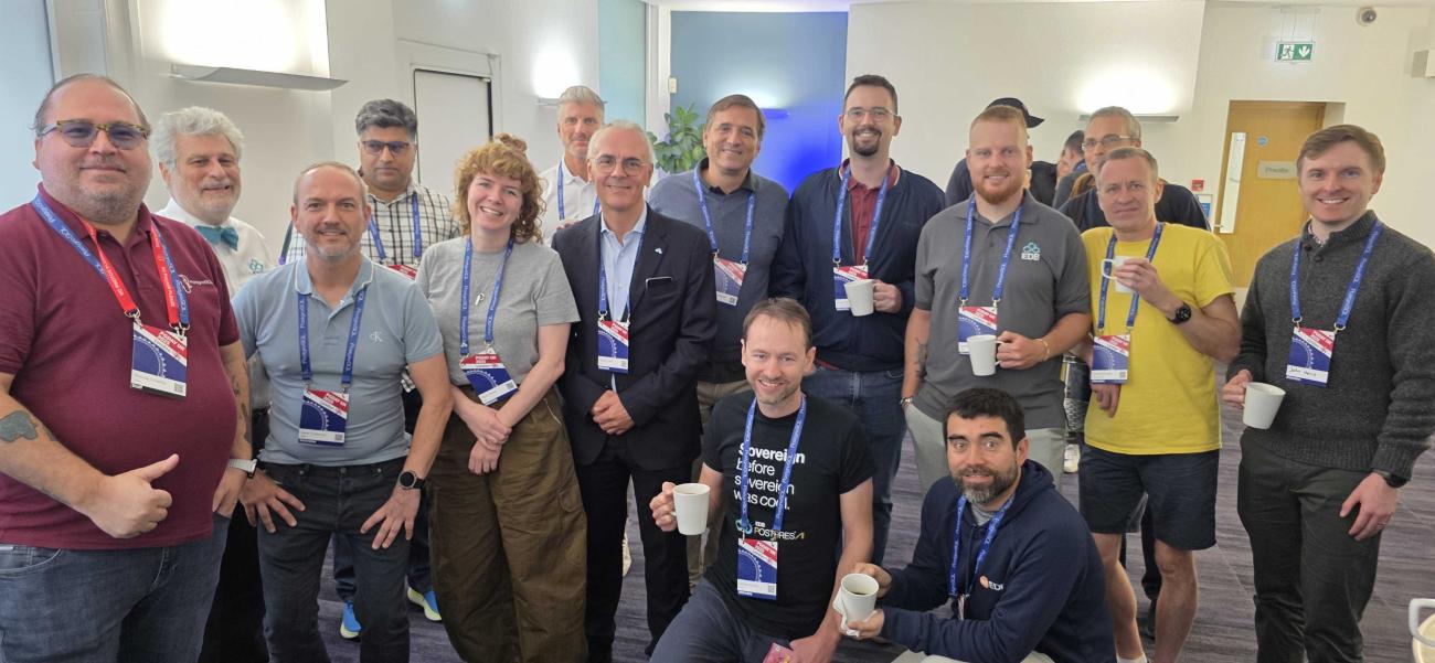 Team photo at PGDay UK