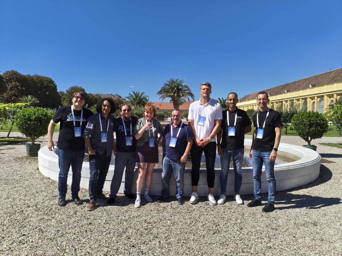 Team photo at PGDay Austria