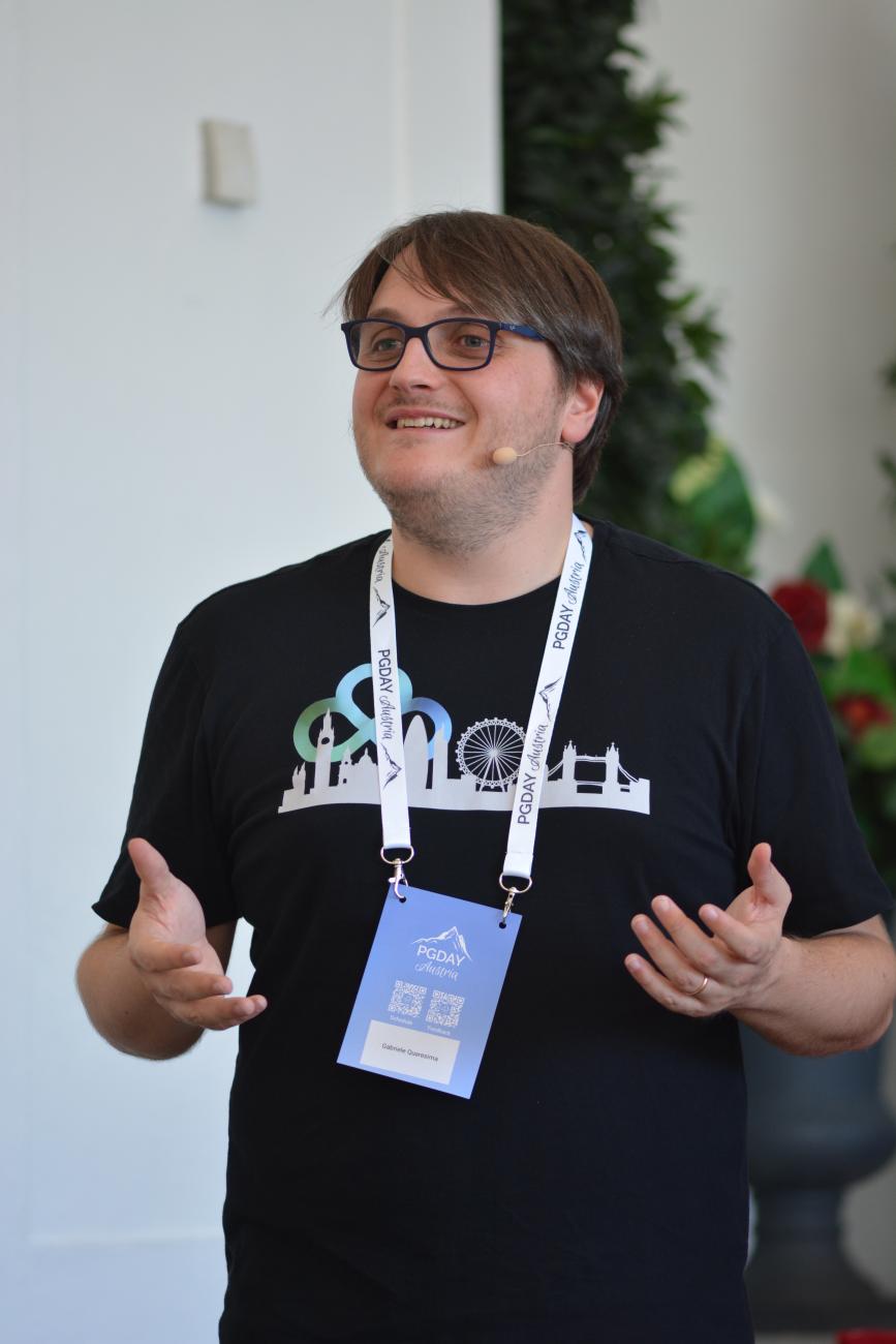 Gabriele Quaresima during his talk