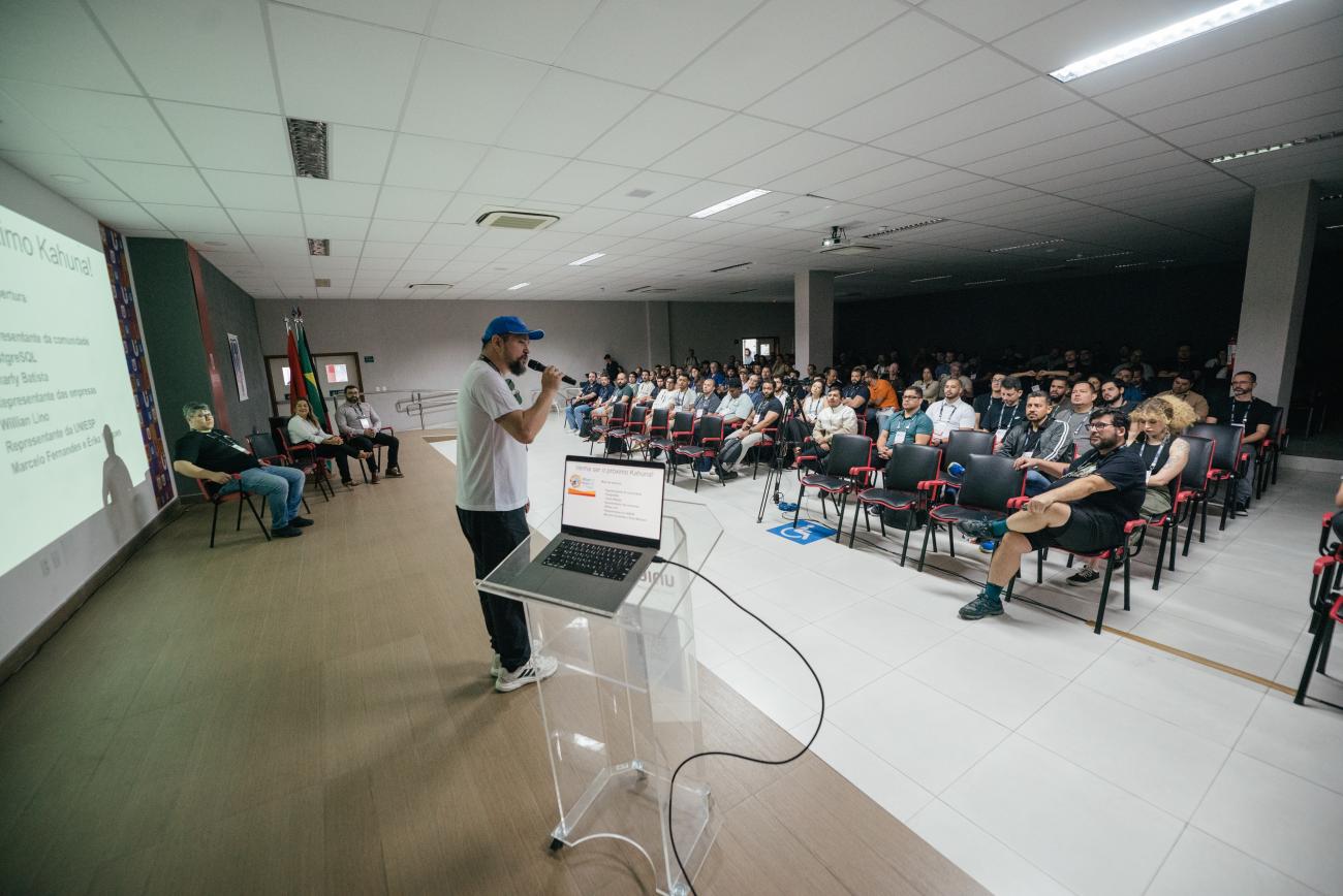 Charly Batista during his talk