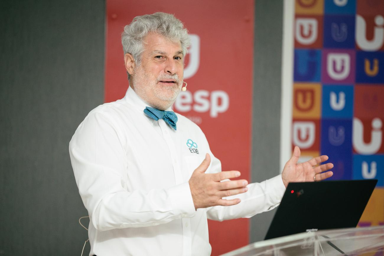 Bruce Momjian during his talk