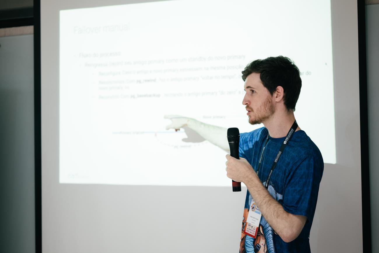 Israel Barth during his talk