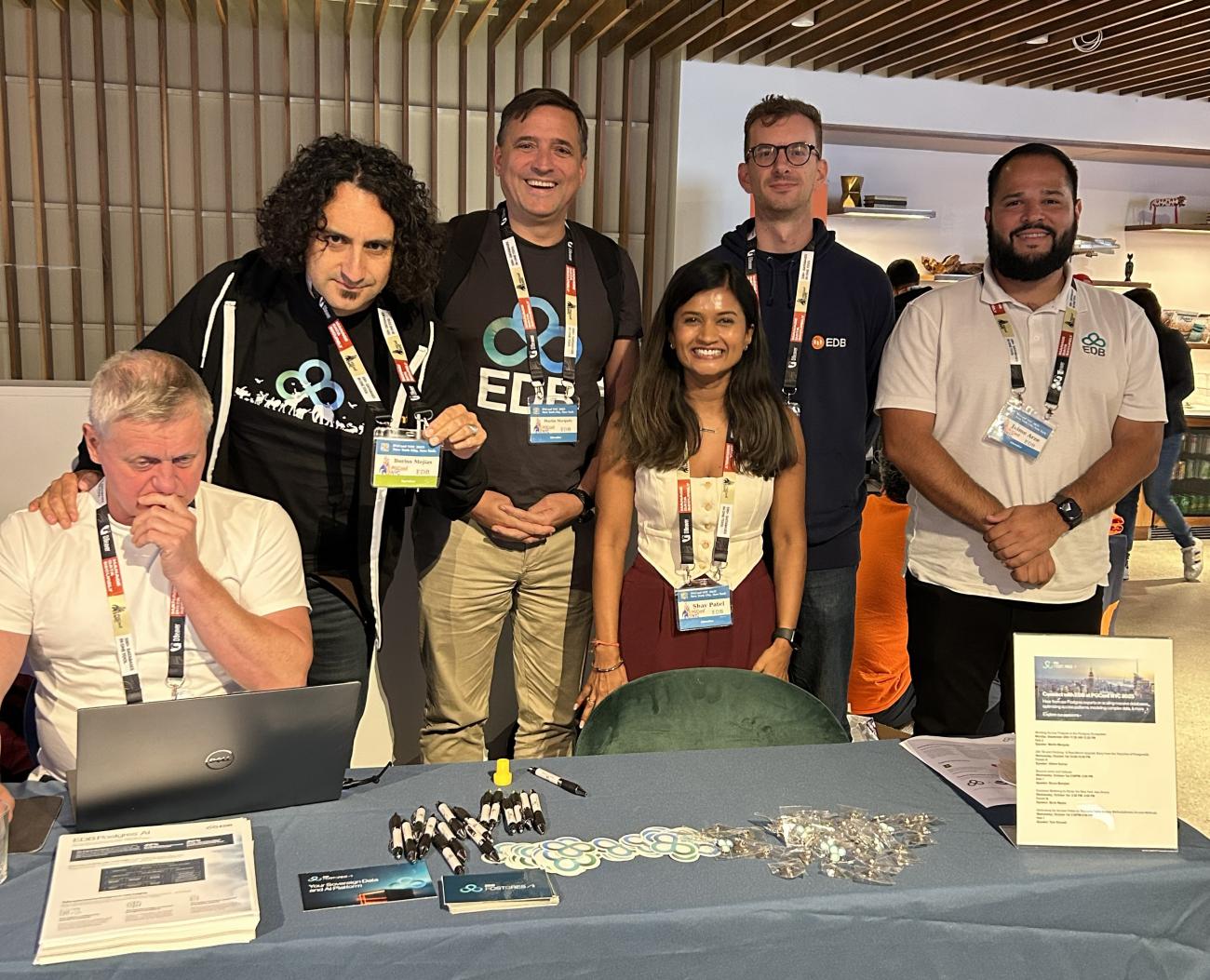 EDBers at the EDB Booth