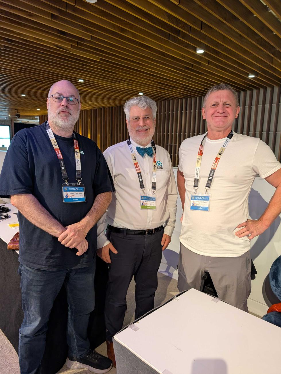 Marc Fournier, Bruce Momjian and Vadim Mikheev