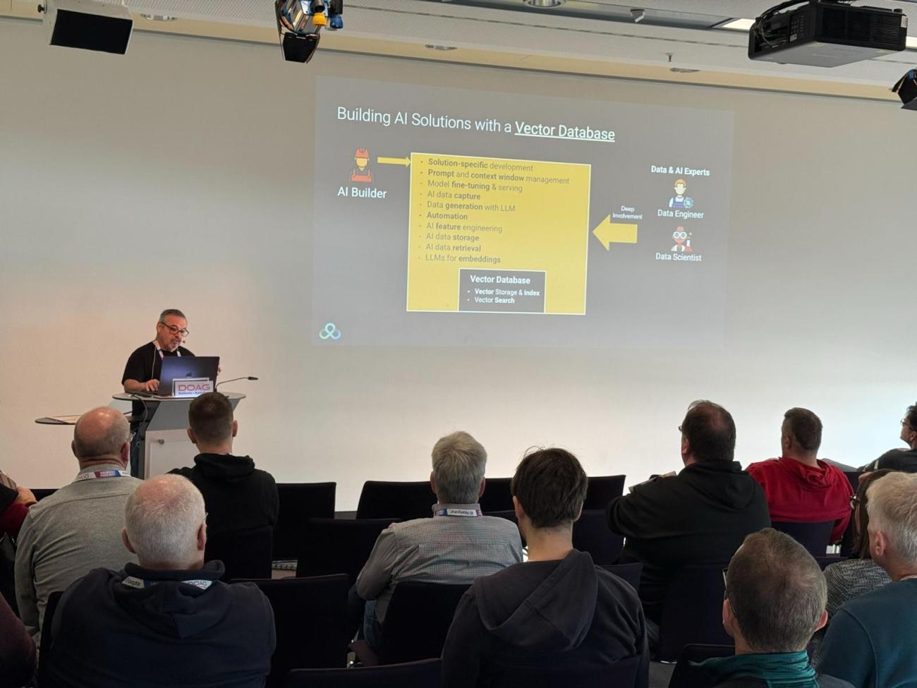  Borys Neselovskyi on the DOAG stage