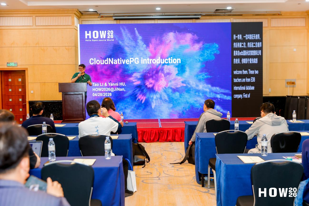 Tao LI presenting at HOW2026