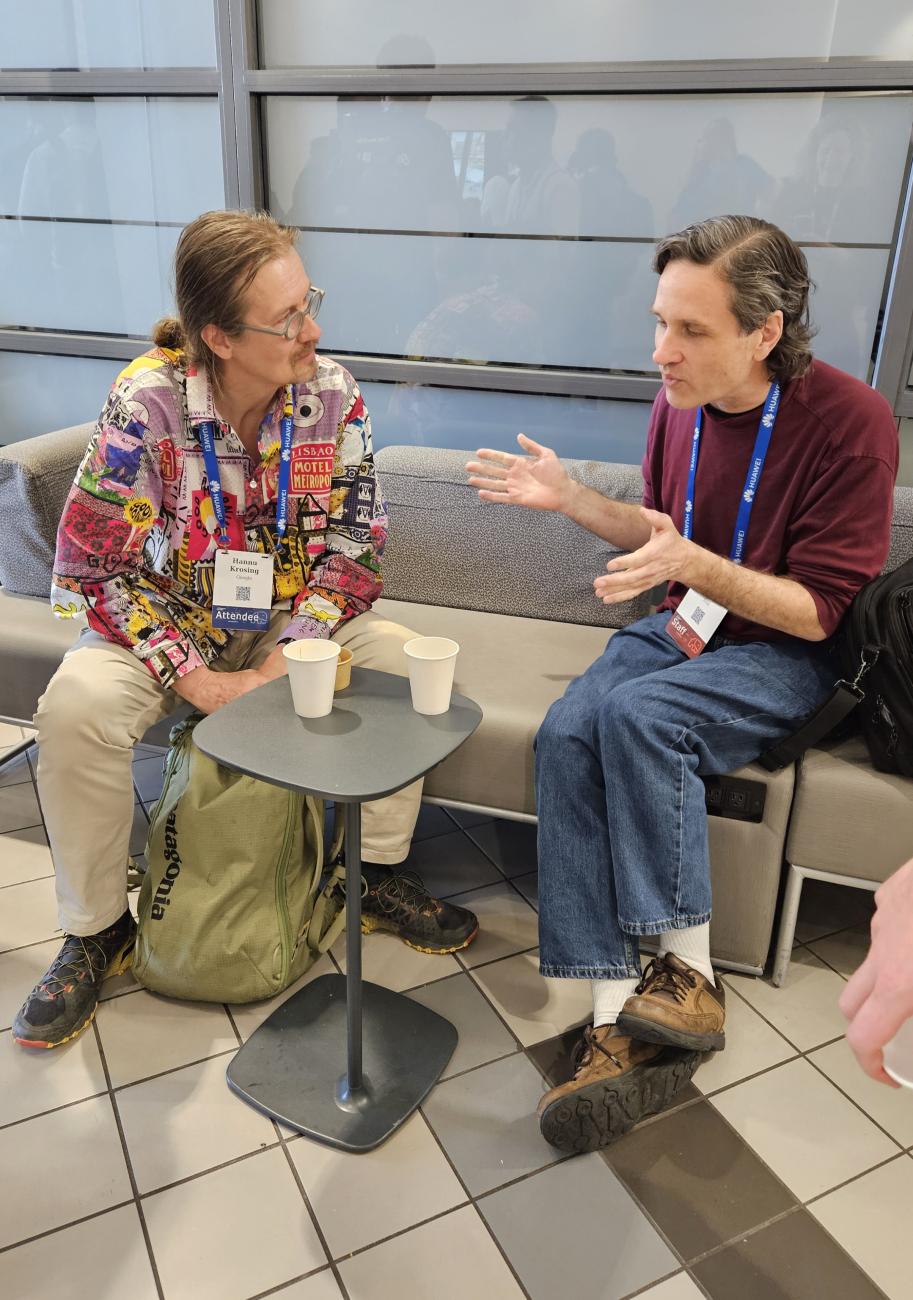 Robert Haas supposedly explaining something to Google's Hannu