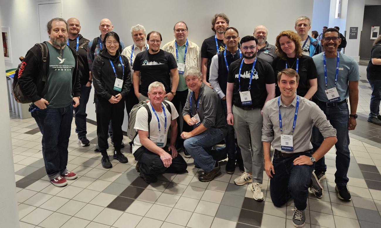 Group photo at PGConf.dev