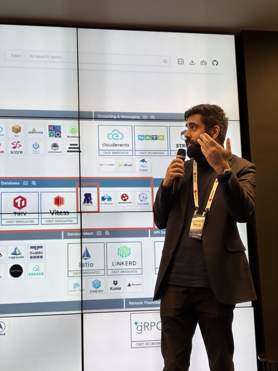 Ronan Singh presenting at KCD Melbourne
