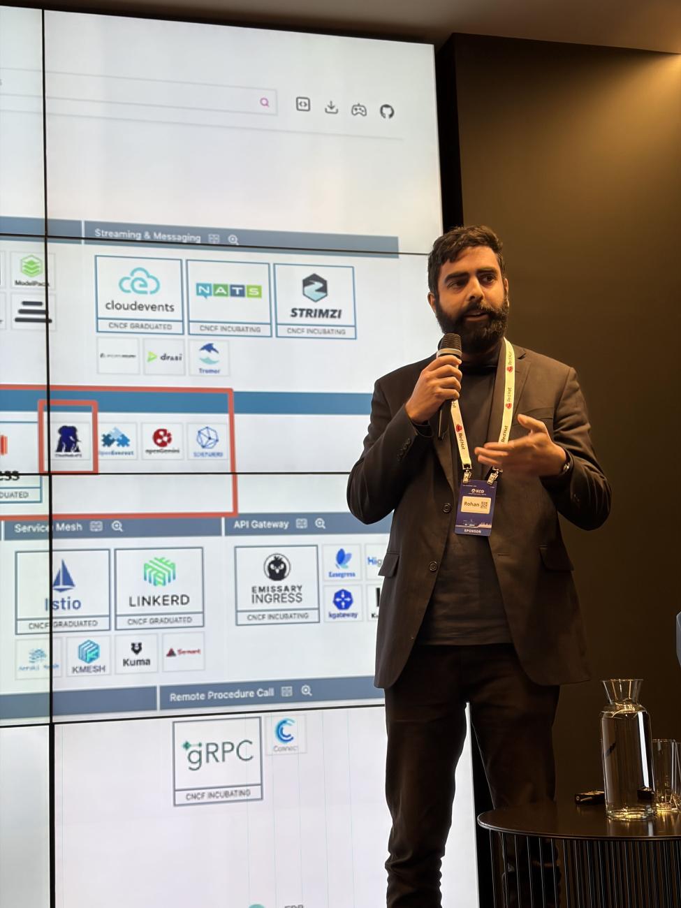 Ronan Singh presenting at KCD Melbourne