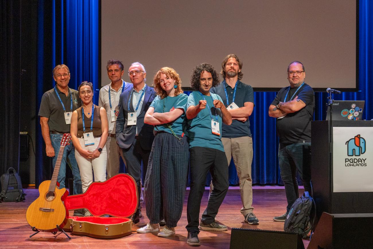 EDB team photo at PgDay Lowlands