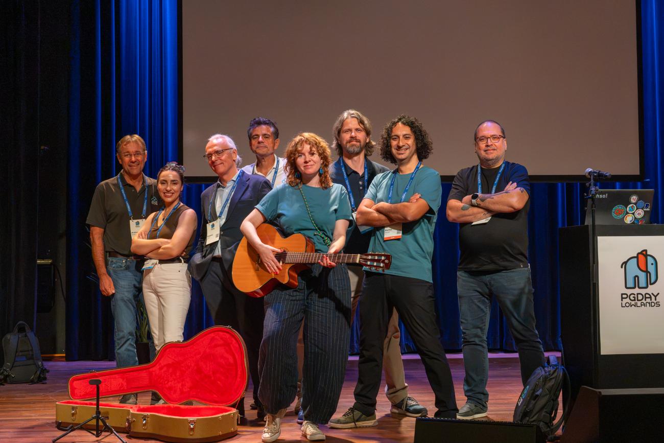 EDB team photo at PgDay Lowlands