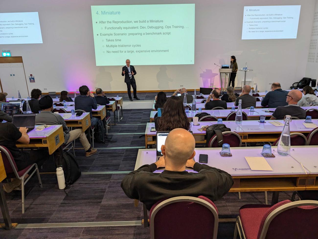 Gianni Ciolli presenting at PGDay UK