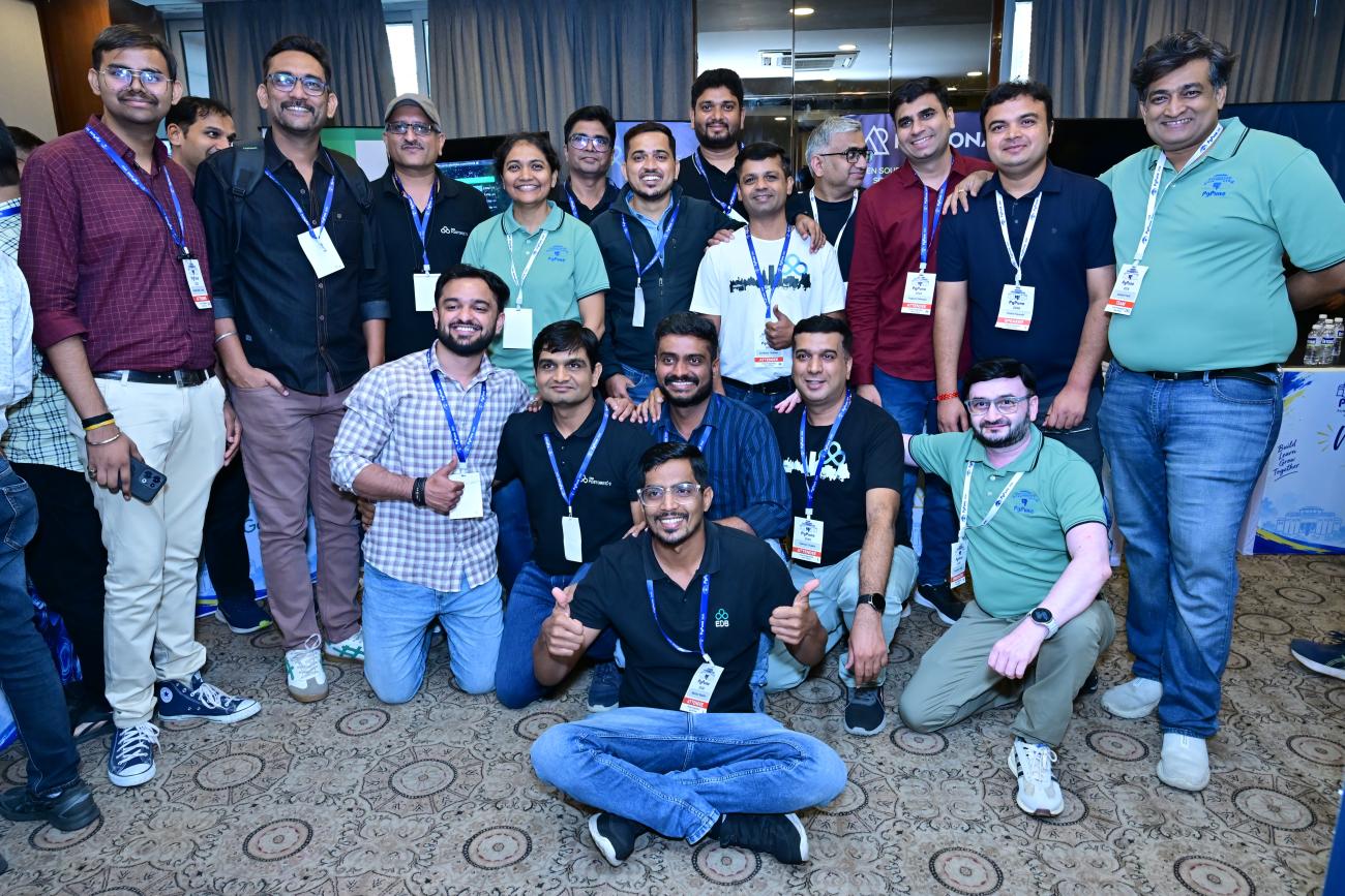 Group photo at PgPune 
