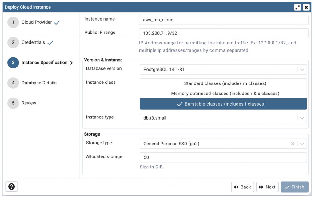 deploy cloud instance