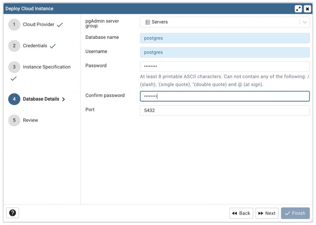 Deploy cloud instance