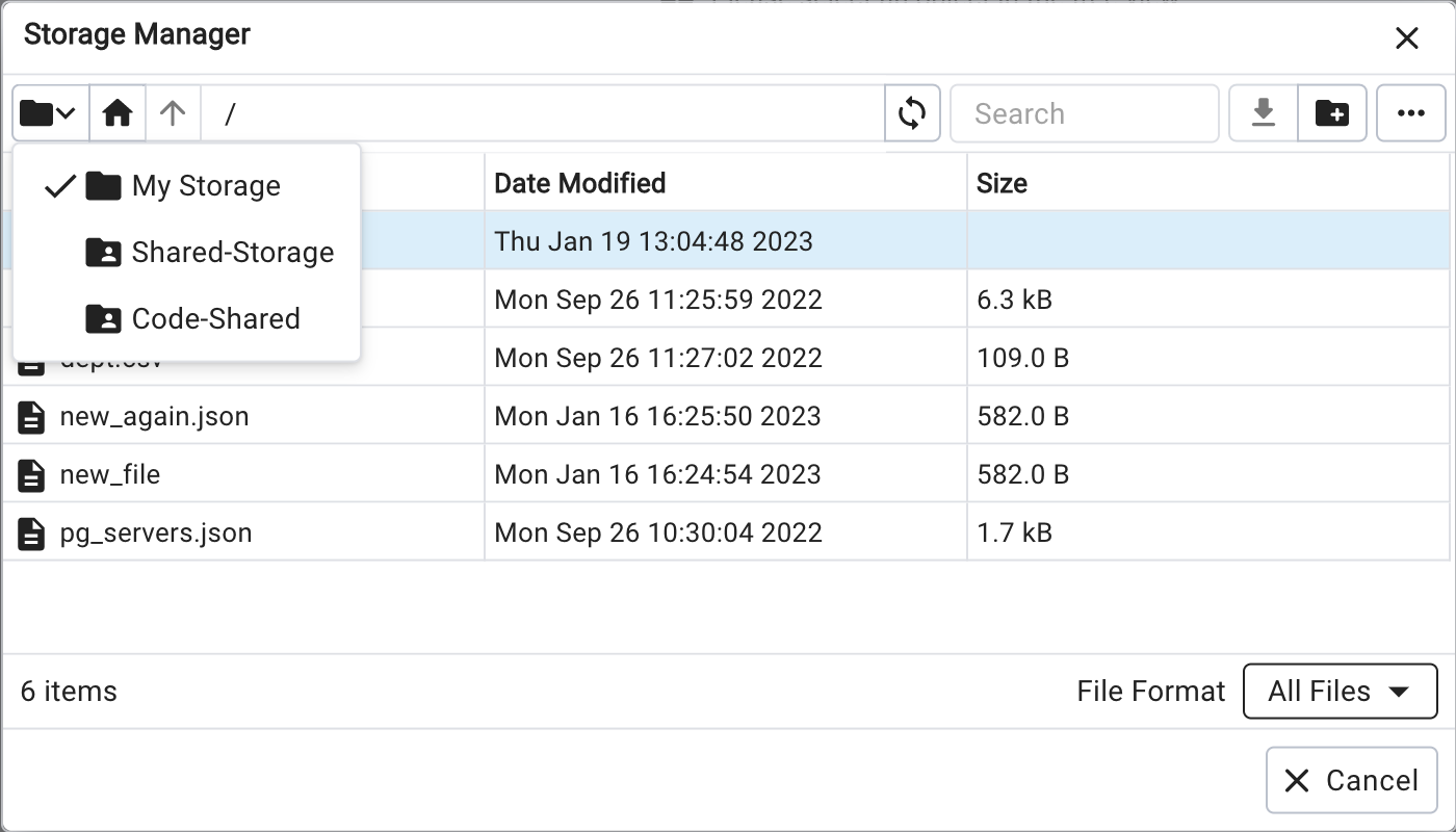 shared-storage-dropdown